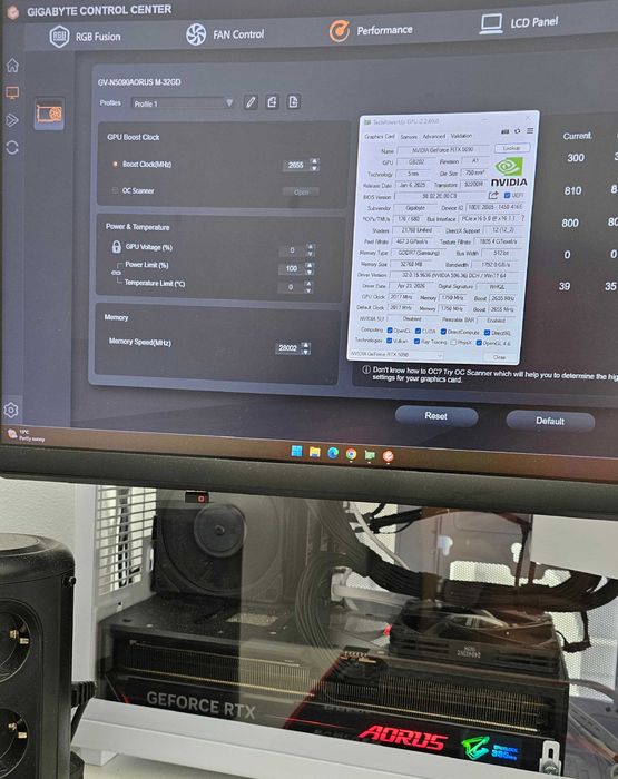 Gigabyte AORUS Master RTX 5090, 32GB GDDR7, 512-bit