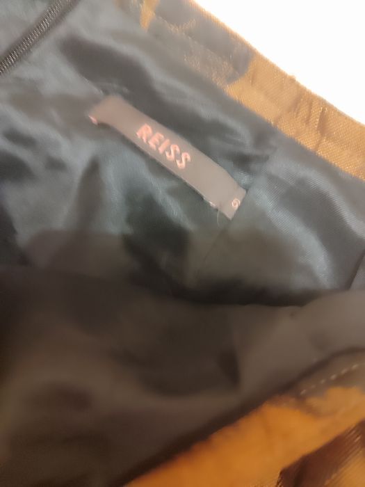 Reiss -Вталена миди пола в кафяво