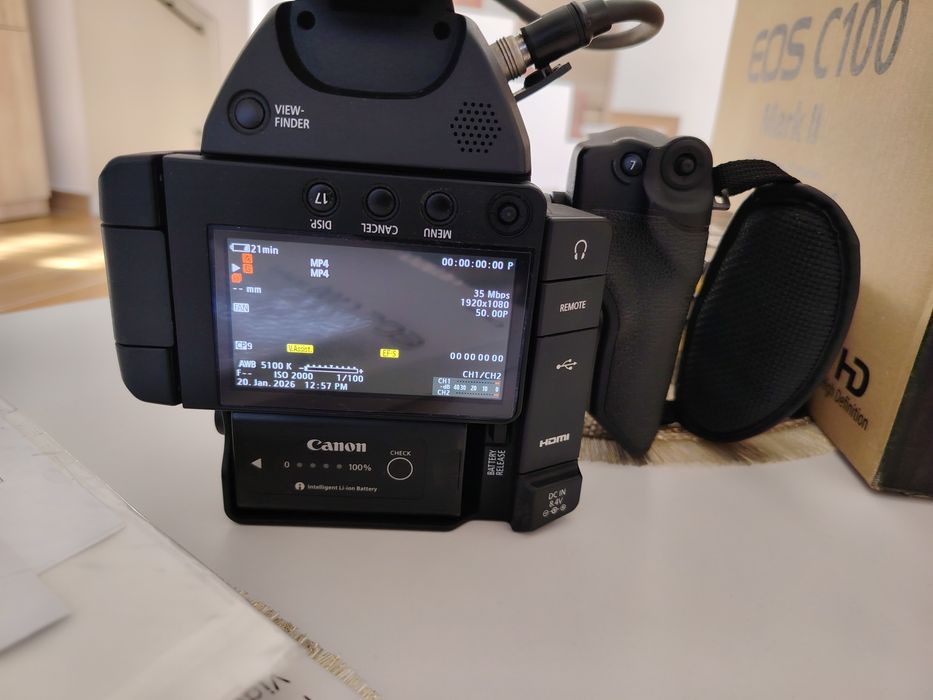 Camera video Canon EOS C100 mark ll