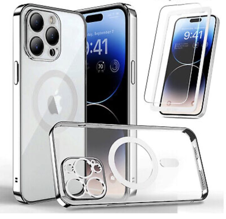 Iphone 13/14/15/16/17/PRO/MAX/PLUS/AIR Husa Wire Luxury + Folie Sticla