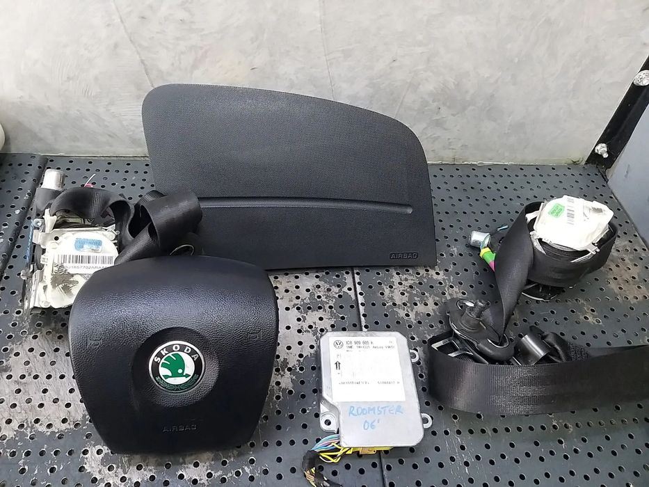 Kit airbag skoda roomster 5j 5j0880201b 5j1880204 1c0909605k