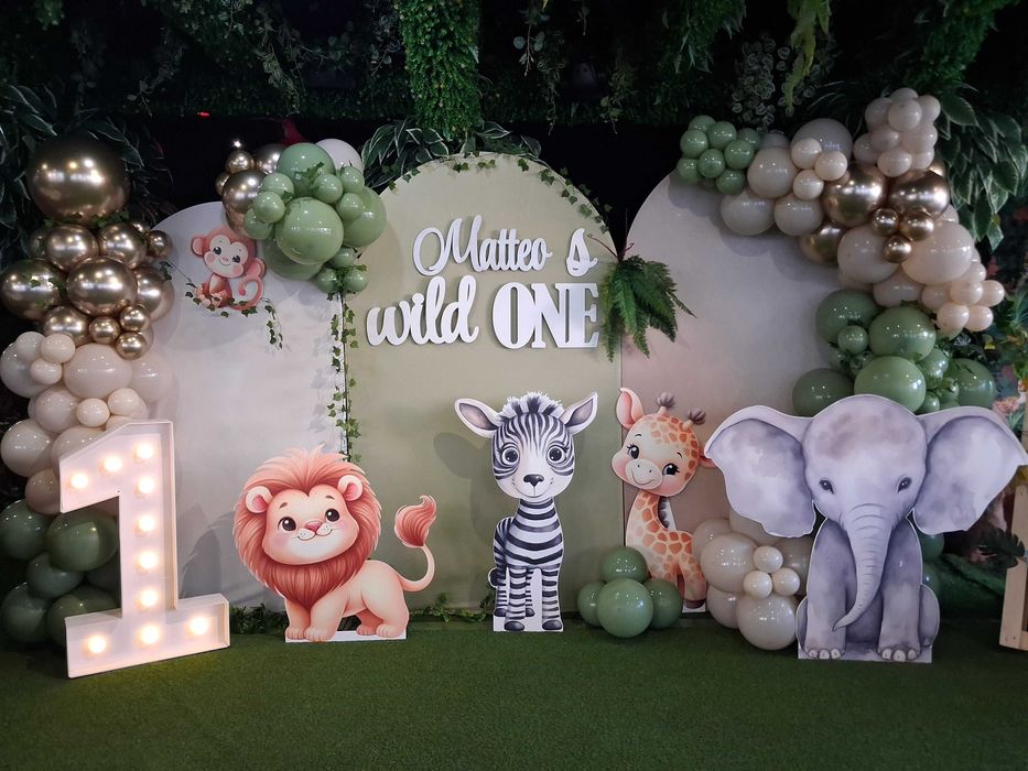 Arcada baloane botez Photocorner baloane Decor aniversare/majorat 18