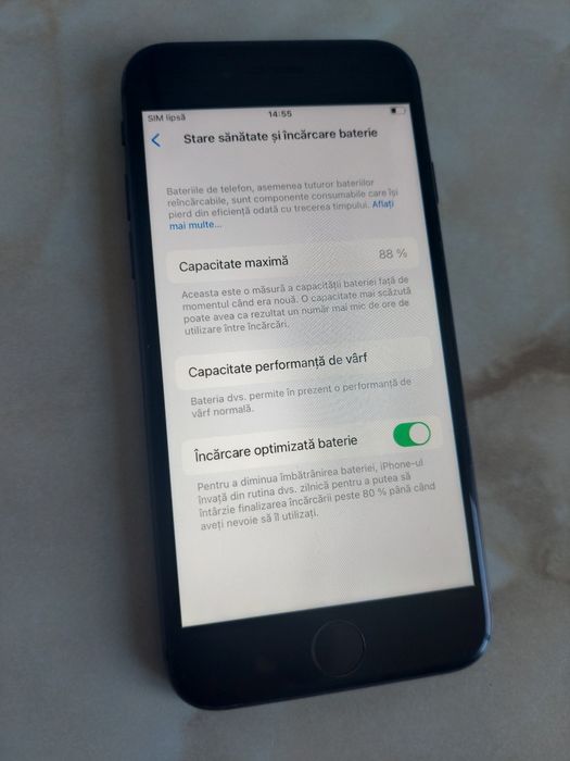 Vând Apple iPhone 8 64GB Black [impecabil][fără probleme] //poze reale