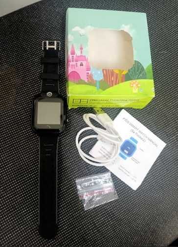 Детски смарт часовник с GPS тракер, SIM карта за разговори