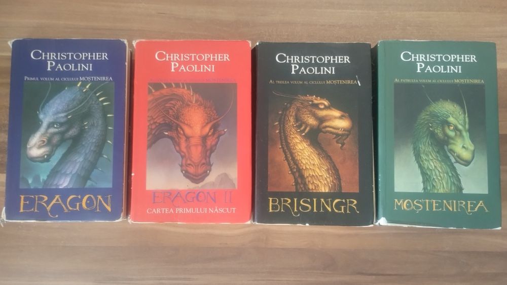 ERAGON Tetralogia Completă Ieftină de Christopher Paolini