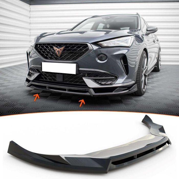 Преден лип спойлер за сеат купра форментор / seat cupra formentor lip spoiler / добавка за предна броня / нож