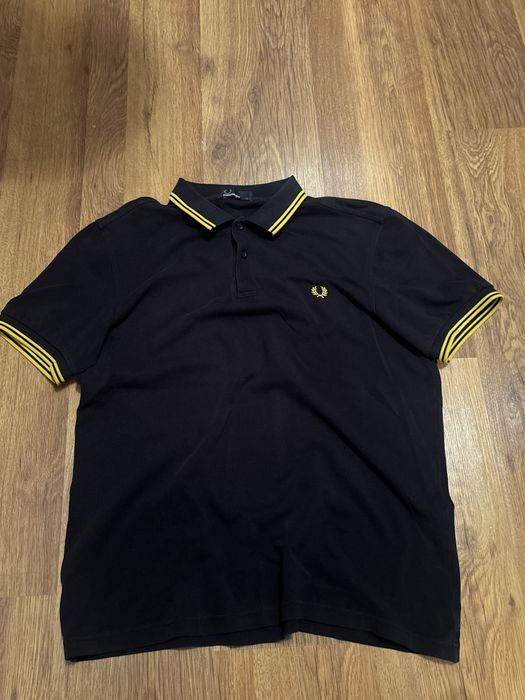 Fred Perry черное поло обмен