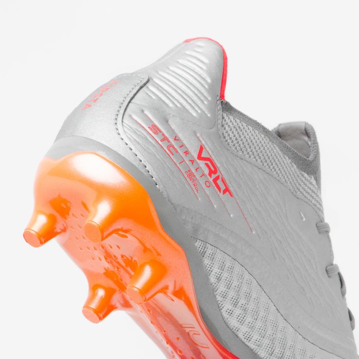 Ghete de fotbal unisex Viralto Iii Fg Gri - produs resigilat Decathlon