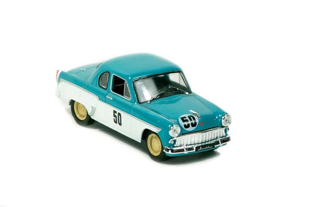 Редкая игрушка в масштабе 1:43: Москвич-407 купе, раллийный!