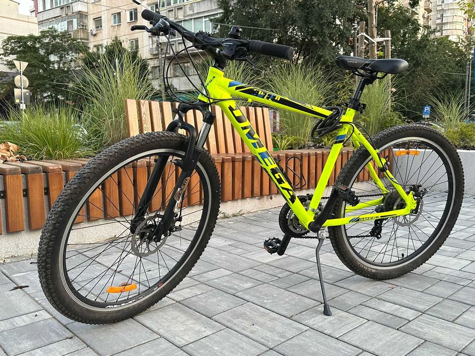 Bicicleta MTB 27.5", 21 viteze, aluminiu, frane mecanice disc, Shimano