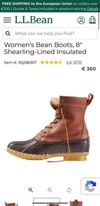 Ботуши L.L Bean