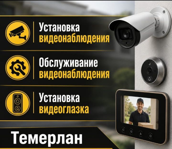 Установка видеонаблюдения и видео глазка
