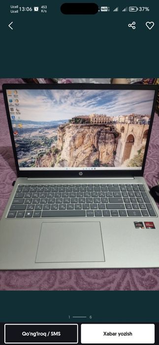 Noutbook  hp AMD reyzn 5 512 GB SSD