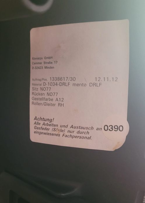 Scaun birou/office kinnarps, impecabil, ca nou