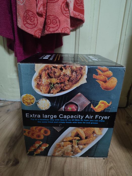 Нов 4.5 литра фритюрник с горещ въздух air fryer