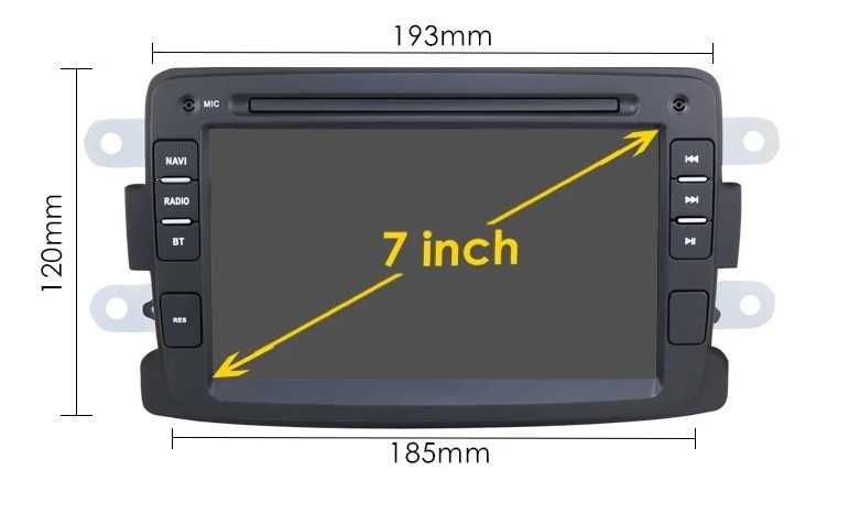 Мултимедия 7" Android 13 за Dacia Logan Dokker Duster Sandero GPS RDS