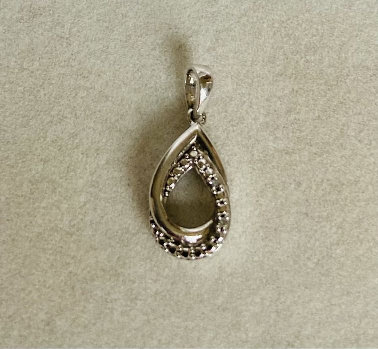 Pandantiv din argint cu diamante designer Hot Diamonds