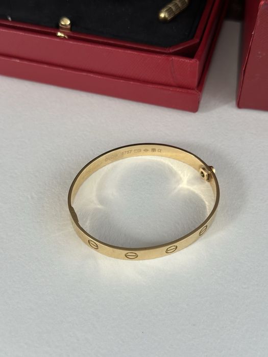 Золотой браслет Cartier 750 пробы