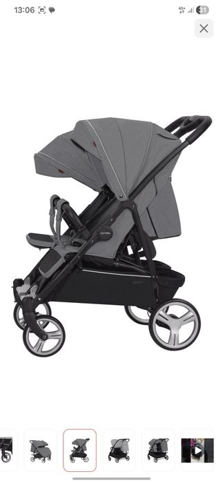 Продам коляску 2х местную