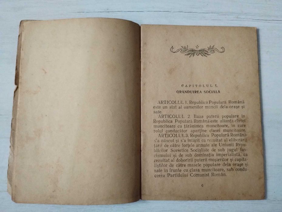 Constituria Republicii Populare Romane 1952