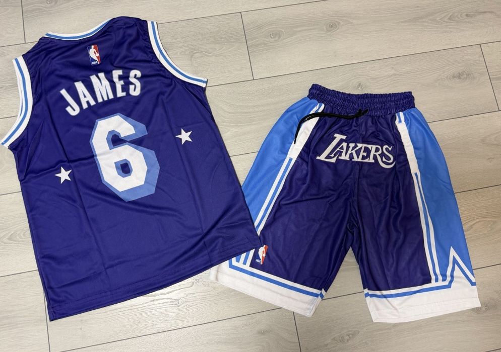 LICHIDARE STOC!! Compleu Vara Baschet Pantaloni Scurti / Maiou Nike Lakers Marimi S-XXL Unisex