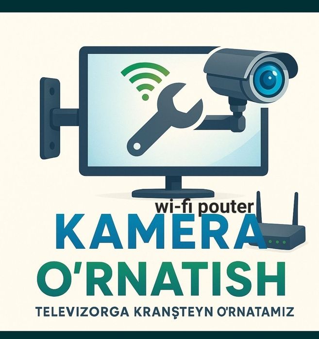 Установка камеры / Камера урнатамиз / Kamera o'rnatamiz