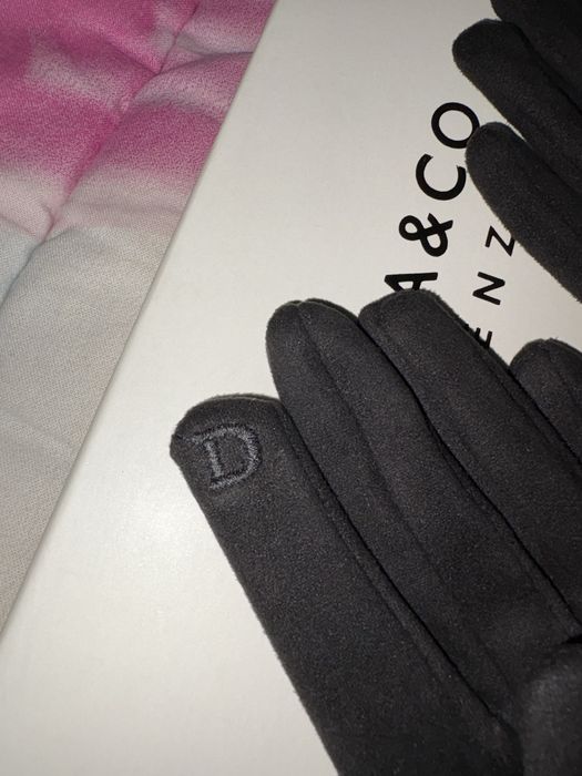 Луксозни черни ръкавици Diana & Co