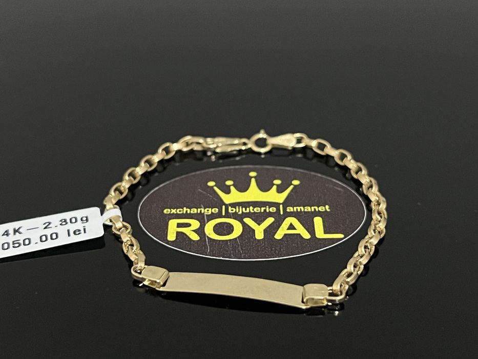 Bijuteria Royal CB : Bratara unisex aur 14k 2,30gr