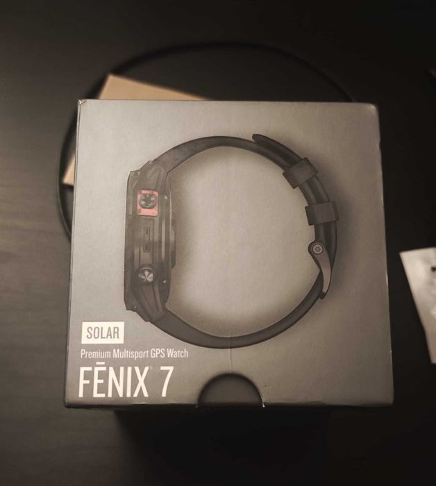 fēnix® 7 Solar 47 mm, Slate grey, accesorii, ca nou