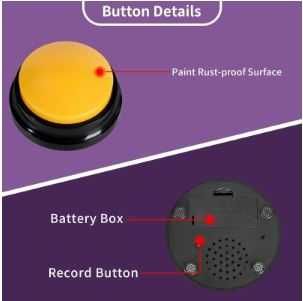Вокални бутони за обучение на кучета и котки