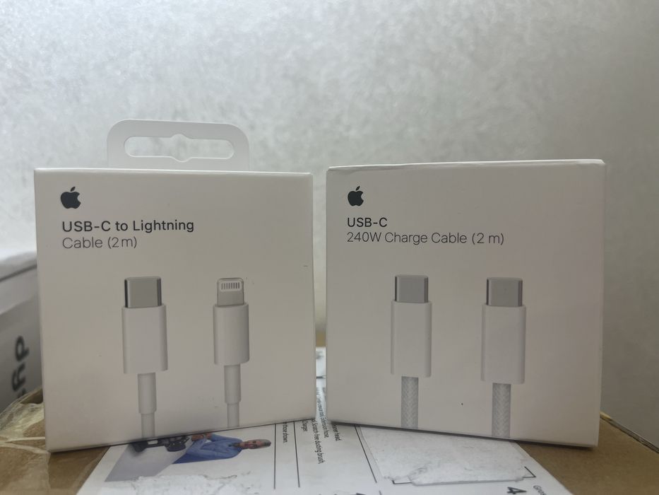 Комплект зарядка для iphone 35W с 2 портами проводами Оригинал