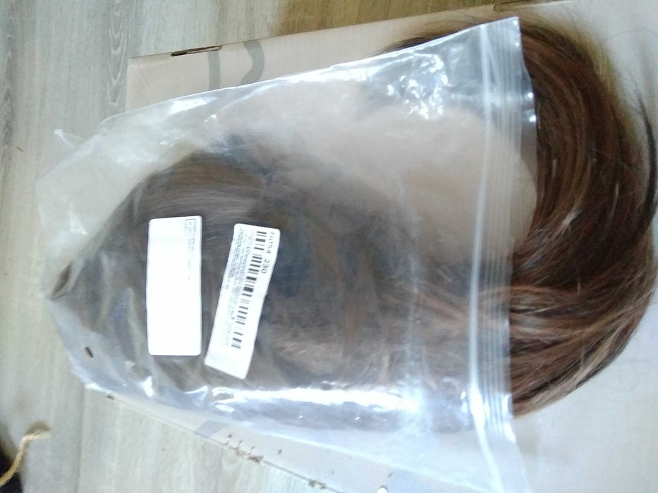 Дамска перука - светло кафява 
материал - синтетика
тип коса - права к