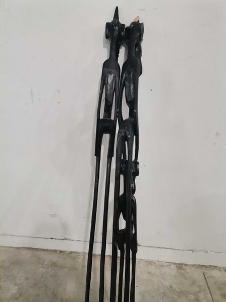 Африканска статуетка - Семейство