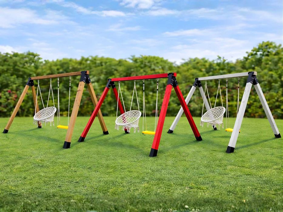 Balansoar gradina copii lemn, leagan exterior curte