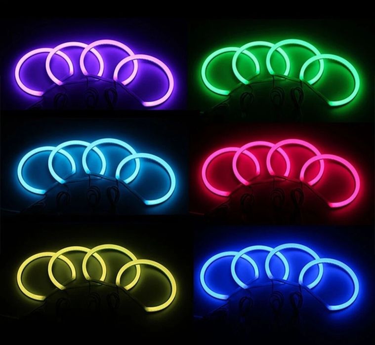 RGB Ангелски очи за бмв COTTON LED, BMW E46, E36 Angel eyes