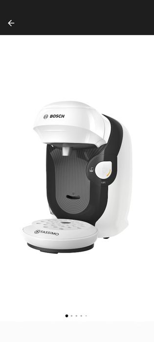 Espressor Bosch Tassimo Style TAS1104, 1400w, 3.3 bar, 0.7l , autocuratare si decalcifiere, capsule, alb