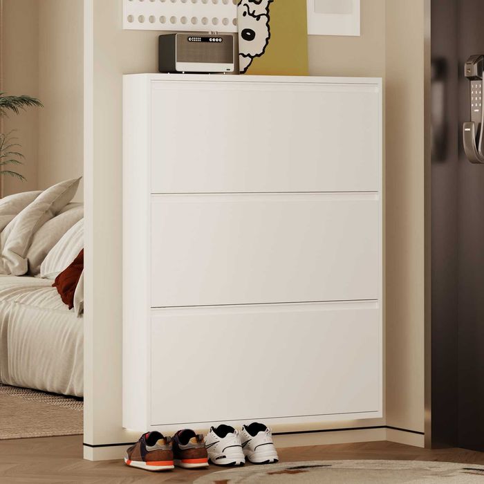 Tor metall oyoq kiyim shkafi, chuqurligi 15 sm