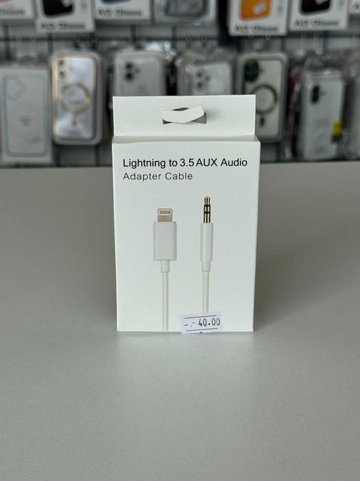 Cablu audio Auxiliar- Lightning, 1m
