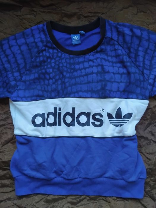 Adidas 100% оригинална спортна дамска блуза с дълъг ръкав