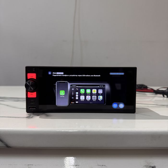 Android магнитола 1 DIN 4/64 ГБ — CarPlay, Android Auto, оригинал