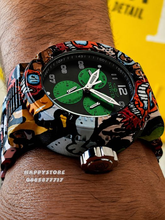 INVICTA Flux green dial 52 mm, Инвикта нов мъжки часовник