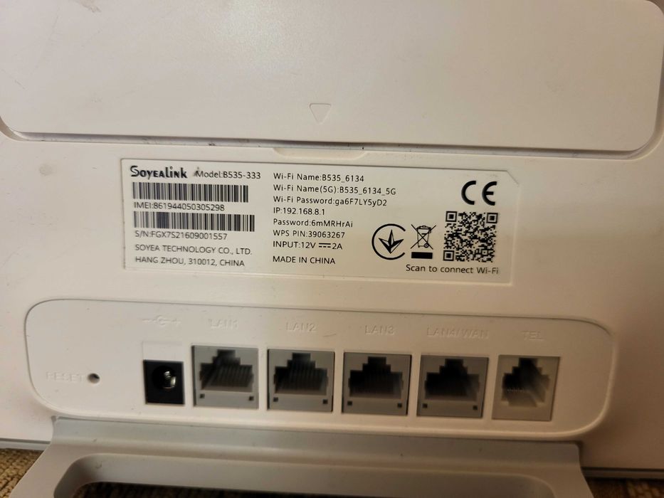 Router 4G+(HUAWEI ) model B535-333 400Mbps LTE CAT 7 WiFi wireless