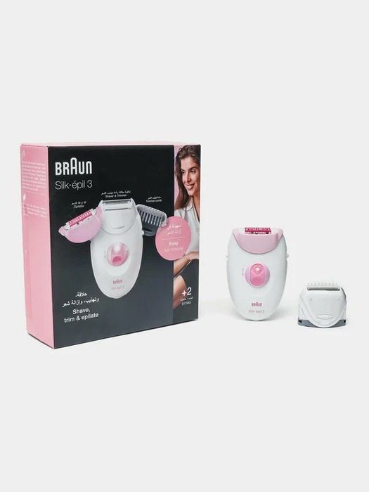 Эпилятор Braun Silk-epil 3 Se 3270, для бикини, тела