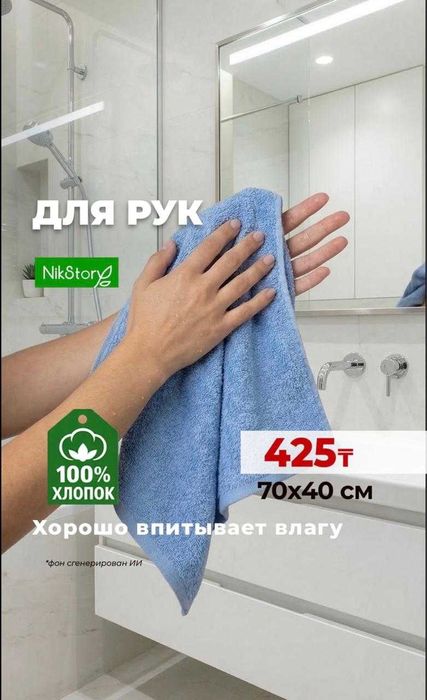 Махровое полотенце