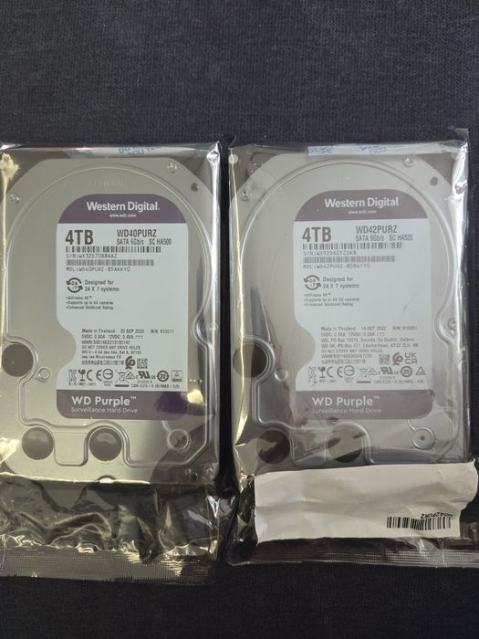 Хард Диск за Видеонаблюдение WD Purple 4TB, НОВ.