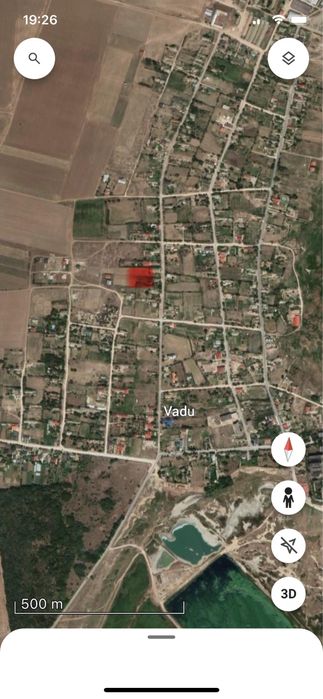 OCAZIE UNICA!Teren Intravilan centru sat VADU -Corbu 17 euro/mp-2900Mp