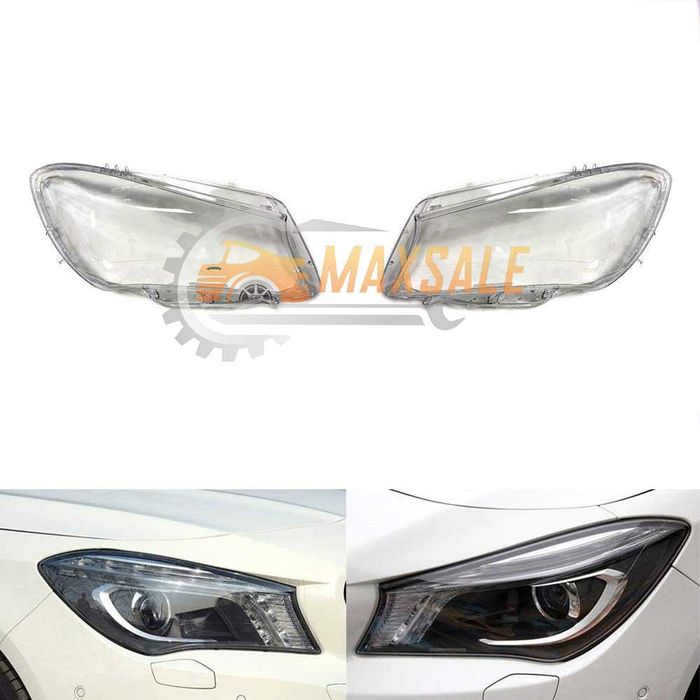 Капаци фарове Mercedes W117 CLA (14-16) стъкло фар Мерцедес В117 ЦЛА
