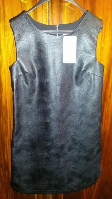 Rochie /Sarafan din piele ecologica 34