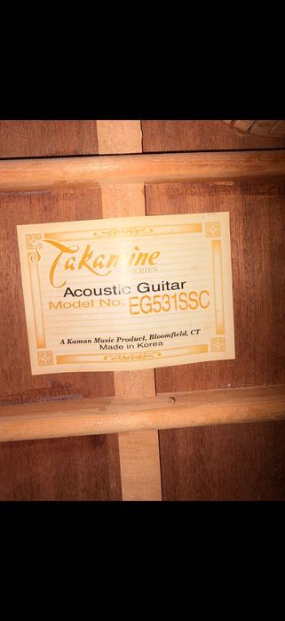 Chitara Takamine electro-acustica