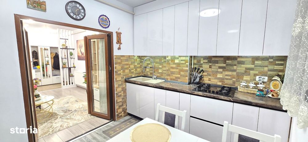 INTABULAT Apartament 3 camere et. 2 mobilat, utilat + PARCARE Bloc NOU